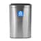 Alpine Industries Trash Can, Stainless Steel Brushed, Stainless Steel/Plastic ALP470-40L-R - alternate 6